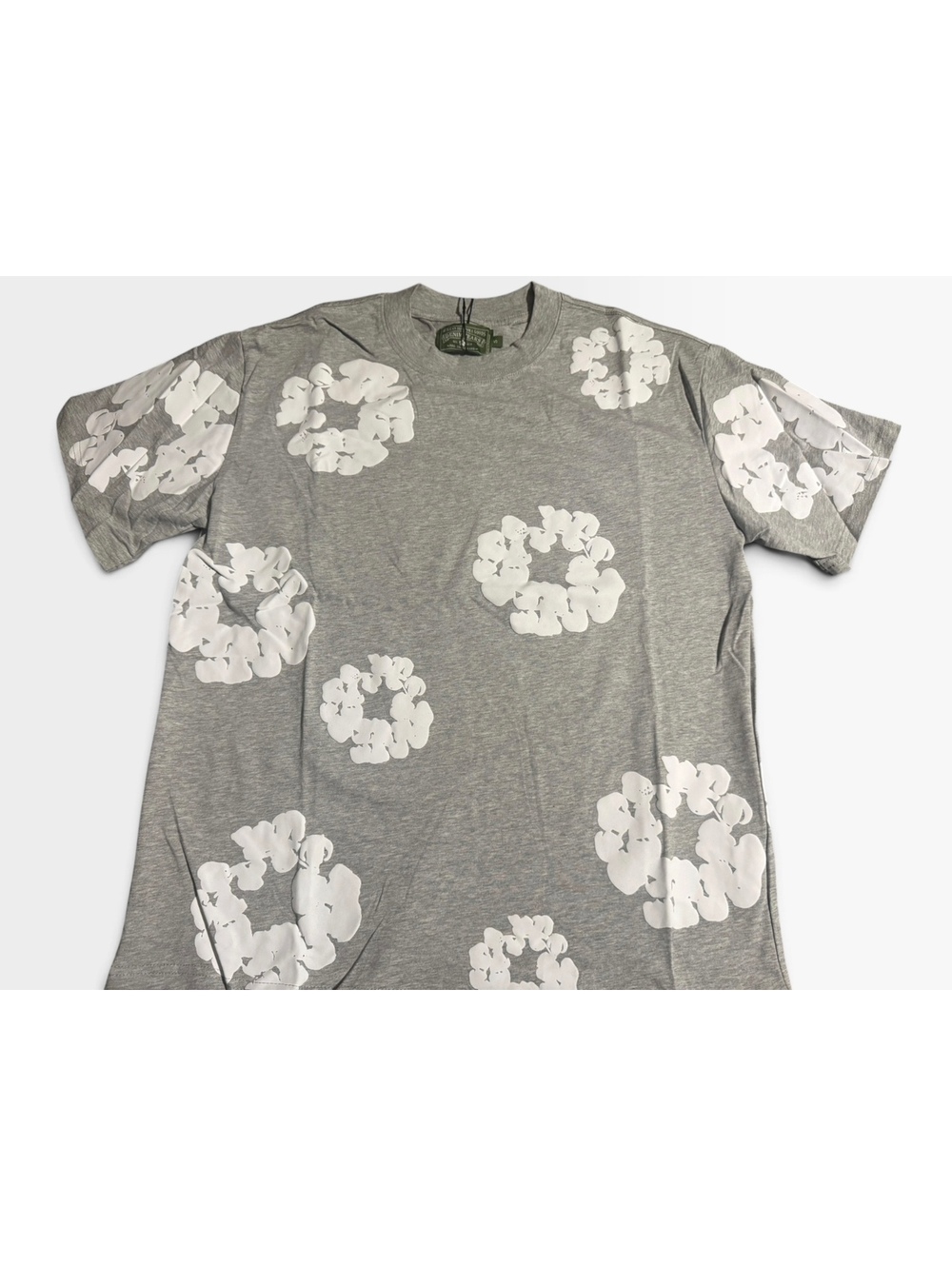 Denim Tears Floral print gray T-shirt